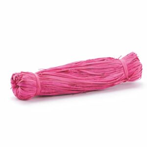 rafija naravna roza barve 50 g