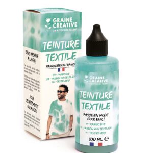 zelena barva za tekstil 100 ml za barvanje oblačil