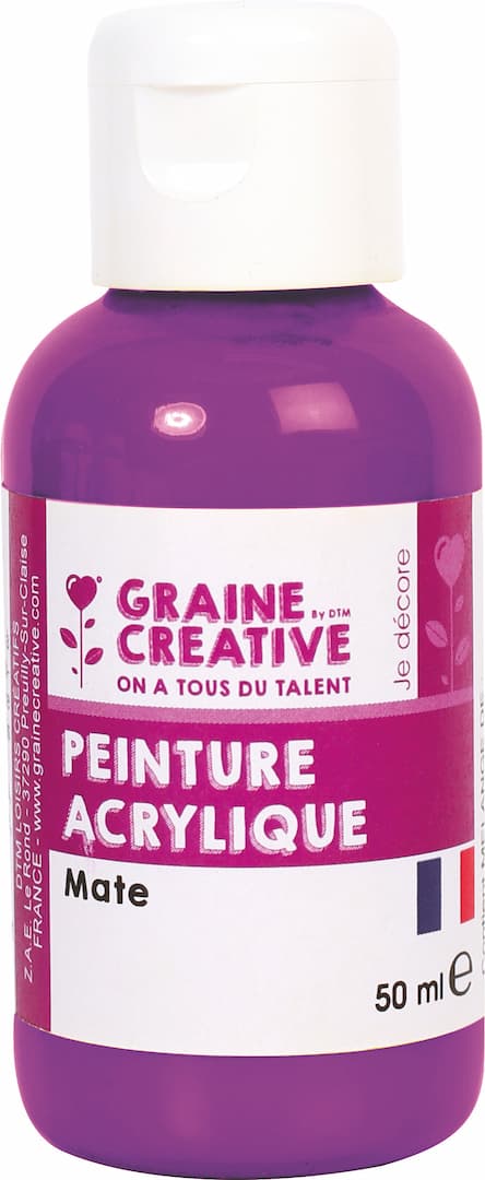 akrilna barva 50 ml, temno vijola