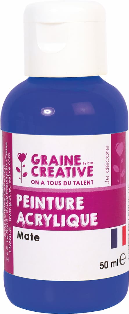 akrilna barva 50 ml, temno modra