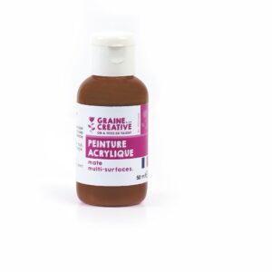 akrilna barva 50 ml, čokoladna rjava