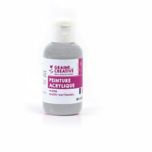 akrilna barva 50 ml, srebrna