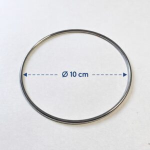 Kovinski obroč za makrame 10 cm
