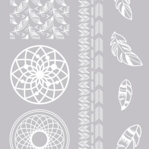 teksturna šablona lovilec sanj Silk screen